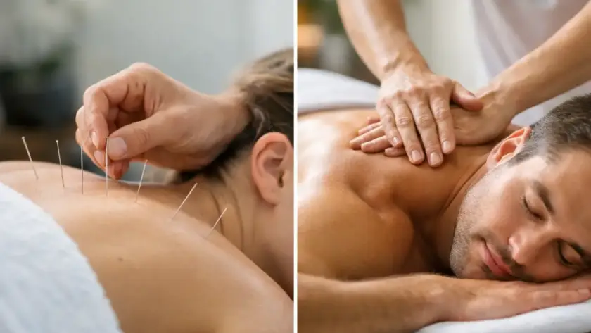 Acupuncture Versus Massage Therapy for Pain